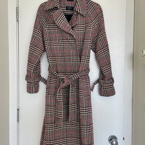 Long Belted Trench Coat